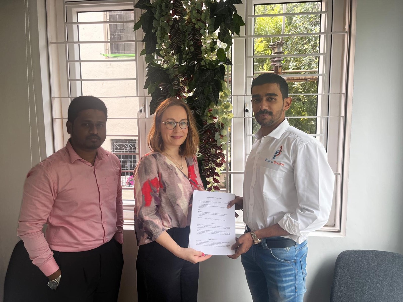 Cooperation agreement between Pfeil & Bogen Academy and DeutschPro India, Chennai
